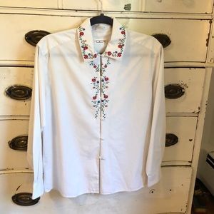 Vintage button up blouse